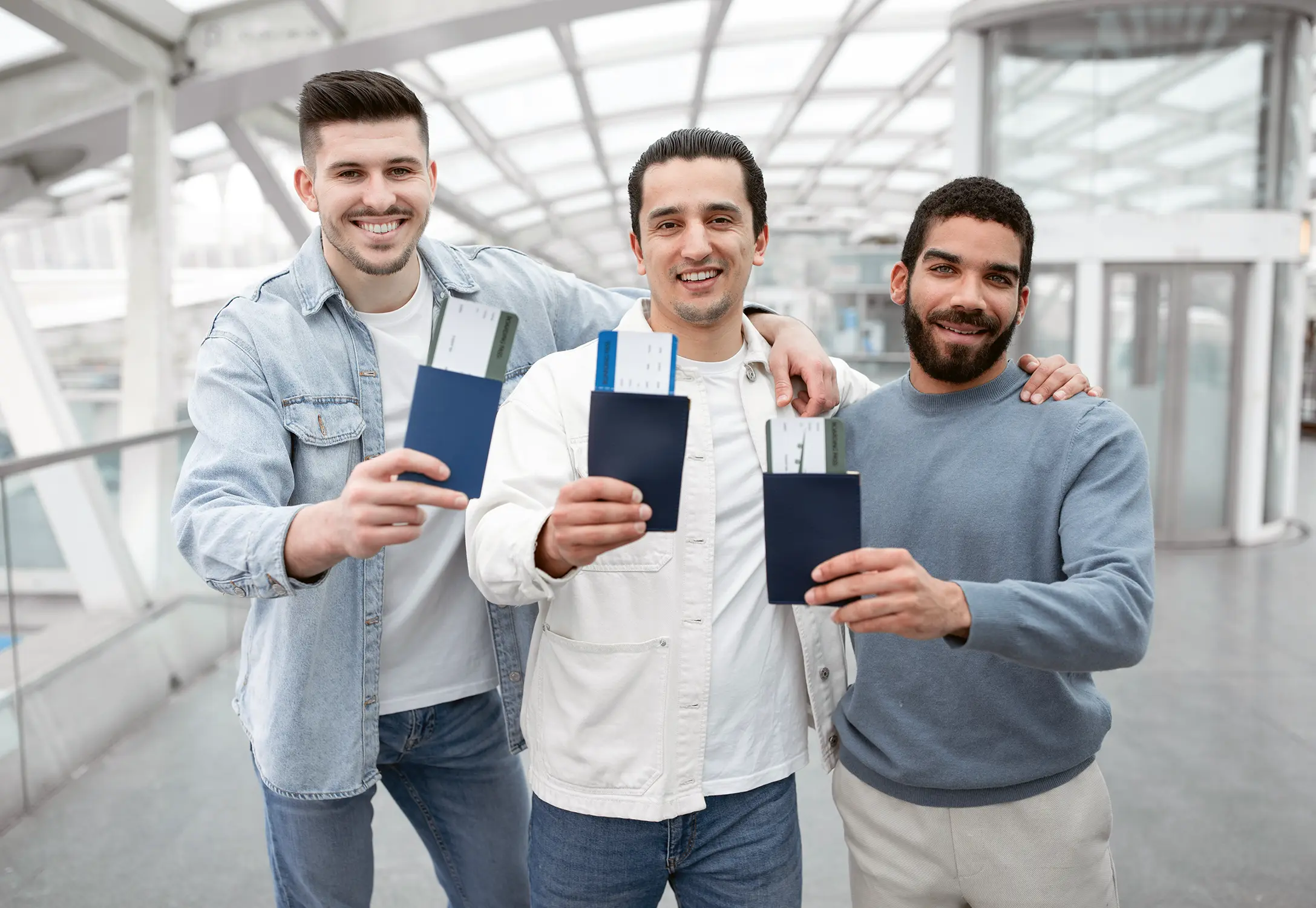 Professional immigration consultants working with clients